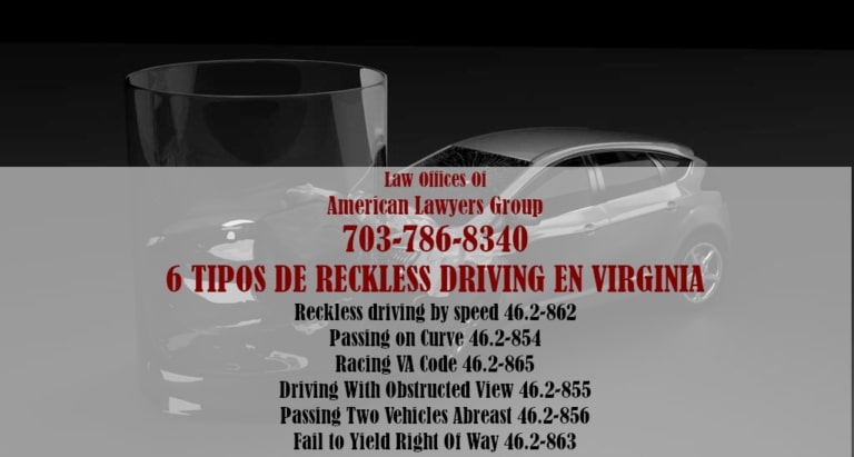 abogados para la conduccion de reckless driving