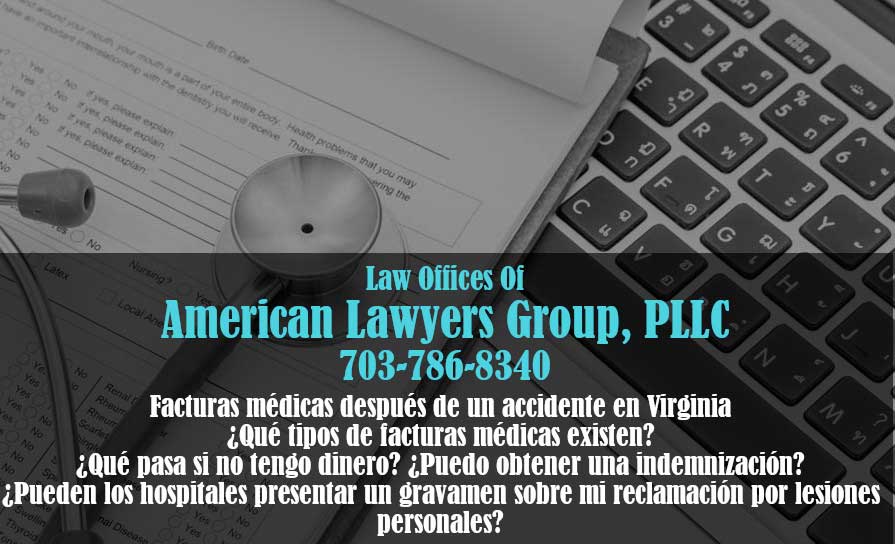 Facturas médicas después de un accidente en Virginia