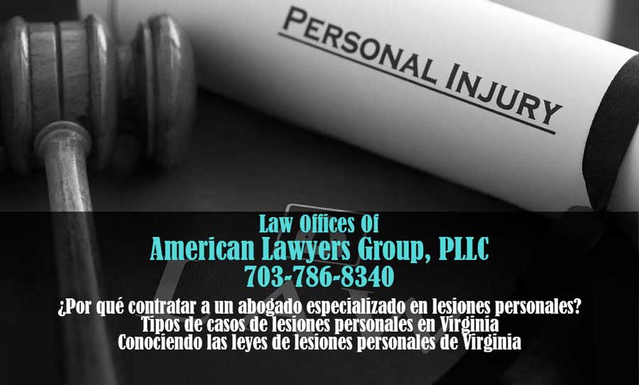 Reclamación por lesiones personales en Virginia